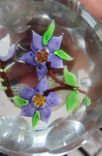 Load image into Gallery viewer, Vintage Allan Scott J Glass Jay Glass Lampwork Scottish Paperweight with Dragonfly
