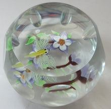 Load image into Gallery viewer, Vintage Allan Scott J Glass Jay Glass Lampwork Scottish Paperweight with Dragonfly
