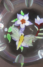 Load image into Gallery viewer, Vintage Allan Scott J Glass Jay Glass Lampwork Scottish Paperweight with Dragonfly
