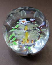 Load image into Gallery viewer, Vintage Allan Scott J Glass Jay Glass Lampwork Scottish Paperweight with Dragonfly
