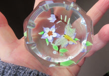 Load image into Gallery viewer, Vintage Allan Scott J Glass Jay Glass Lampwork Scottish Paperweight with Dragonfly
