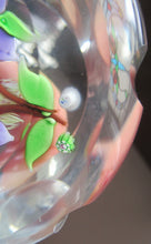 Load image into Gallery viewer, Vintage Allan Scott J Glass Jay Glass Lampwork Scottish Paperweight with Dragonfly
