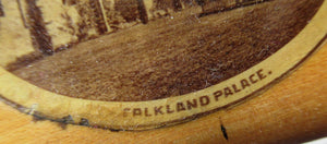 Pair of Victorian Mauchline Ware Boxes. Hollyrood Palace and Falkland Palace