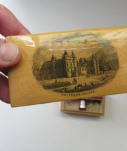 Load image into Gallery viewer, Pair of Victorian Mauchline Ware Boxes. Hollyrood Palace and Falkland Palace
