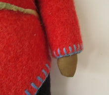 Load image into Gallery viewer, Vintage Mid Century Inuit Eskimo Doll with handmade felt clothes
