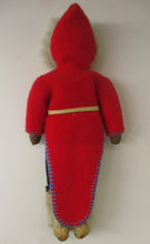 Load image into Gallery viewer, Vintage Mid Century Inuit Eskimo Doll with handmade felt clothes
