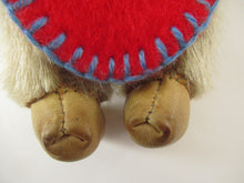 Load image into Gallery viewer, Vintage Mid Century Inuit Eskimo Doll with handmade felt clothes
