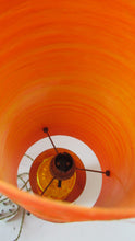 Load image into Gallery viewer, 1970s Orange Shattaline Perspex Lamp with Original Tangerine Shadee
