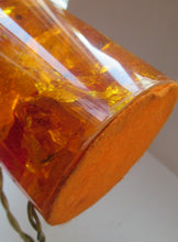 Load image into Gallery viewer, 1970s Orange Shattaline Perspex Lamp with Original Tangerine Shadee
