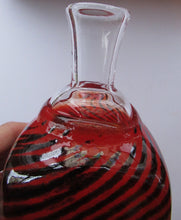 Load image into Gallery viewer, Vintage NORWEGIAN Plus Art Glass Bottle Vase
