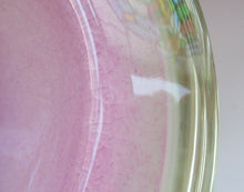 Load image into Gallery viewer, Vintage Murano Glass Geode Bowl Pink and White Seguso Style
