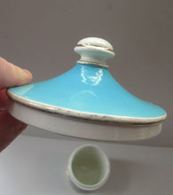 Load image into Gallery viewer, 1960s Portmeirion Blue Apothecary Pot. Dolphins Tea
