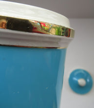 Load image into Gallery viewer, 1960s Portmeirion Blue Apothecary Pot. Dolphins Tea
