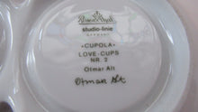 Load image into Gallery viewer, 1980s Otmar Alt Rosenthal Espresso Love Cups  with Shared Saucer
