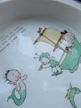 Load image into Gallery viewer, 1930s Shelley Baby&#39;s Bowl with Mermaid and Boo Boo
