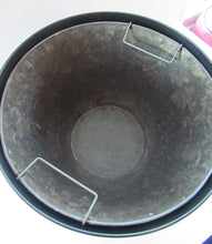 Load image into Gallery viewer, Vintage 1950s Flying Saucer Space Age Atomic Coal or Log Bucket. Tripod Legs
