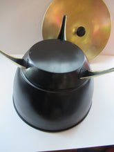 Load image into Gallery viewer, Vintage 1950s Flying Saucer Space Age Atomic Coal or Log Bucket. Tripod Legs
