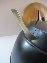 Load image into Gallery viewer, Vintage 1950s Flying Saucer Space Age Atomic Coal or Log Bucket. Tripod Legs
