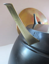 Load image into Gallery viewer, Vintage 1950s Flying Saucer Space Age Atomic Coal or Log Bucket. Tripod Legs
