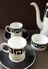 Load image into Gallery viewer, Susie Copper 1960s Black Keystone Wedgwood Coffee Set
