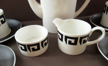 Load image into Gallery viewer, Susie Copper 1960s Black Keystone Wedgwood Coffee Set
