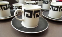 Load image into Gallery viewer, Susie Copper 1960s Black Keystone Wedgwood Coffee Set
