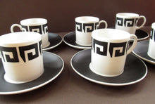 Load image into Gallery viewer, Susie Copper 1960s Black Keystone Wedgwood Coffee Set
