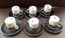 Load image into Gallery viewer, Susie Copper 1960s Black Keystone Wedgwood Coffee Set
