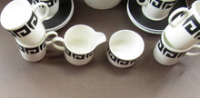 Load image into Gallery viewer, Susie Copper 1960s Black Keystone Wedgwood Coffee Set
