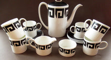 Load image into Gallery viewer, Susie Copper 1960s Black Keystone Wedgwood Coffee Set
