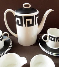 Load image into Gallery viewer, Susie Copper 1960s Black Keystone Wedgwood Coffee Set
