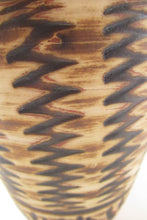 Load image into Gallery viewer, Vintage Mid-Century Modern Sgraffito Terracotta Vase; Possibly by Alfred Krupp for Wekara
