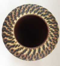 Load image into Gallery viewer, Vintage Mid-Century Modern Sgraffito Terracotta Vase; Possibly by Alfred Krupp for Wekara
