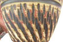 Load image into Gallery viewer, Vintage Mid-Century Modern Sgraffito Terracotta Vase; Possibly by Alfred Krupp for Wekara
