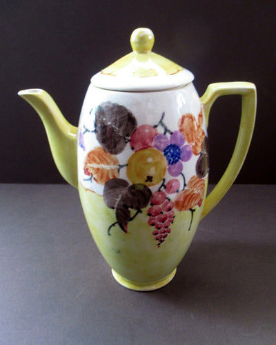 Scottish Art Pottery 1920s MakMerry Coffee Pot Tall Teapot