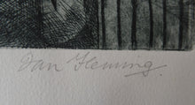 Load image into Gallery viewer, Scottish Art Ian Fleming Comment Series Pencil Signed Etching and Aquatint
