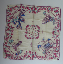 Load image into Gallery viewer, AMERICAN World&#39;s Fair 1939 SOUVENIR Handkerchief. Nice Vintage Condition
