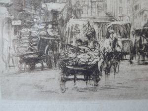 william walcot etching covent garden and royal opera house 1915