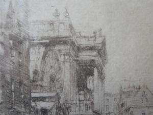 william walcot etching covent garden and royal opera house 1915