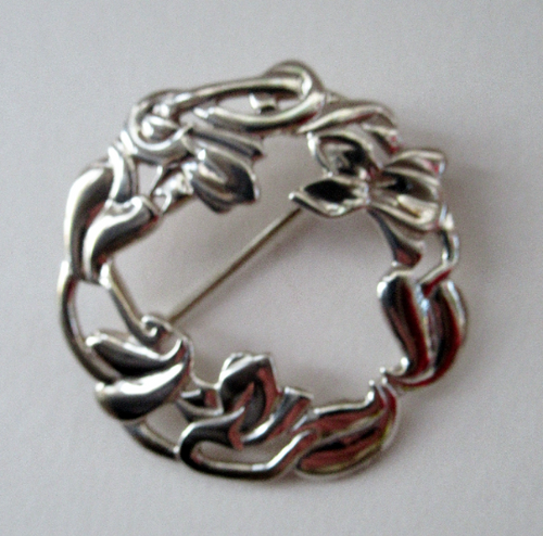 Vintage ORTAK Brooch by Malcolm Gray. Edinburgh Hallmark 1997