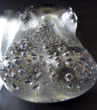 Load image into Gallery viewer, 1970s KOSTA BODA Glass Hippopotamus. Larger Size; Designed by Bertil Vallien. 8 1/2 inches wide
