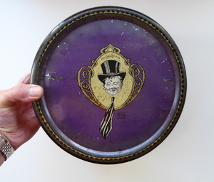 Horner's Toffee Tin College Boy Image on Lid