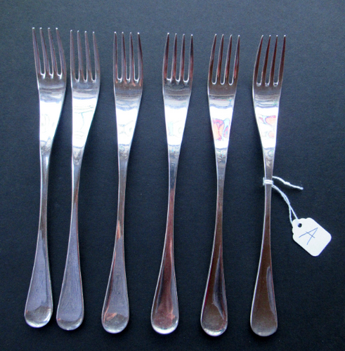 1960s Robert Welch Alveston Silver Plate Forks