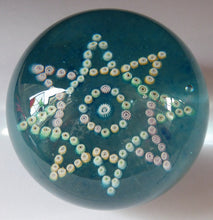 Load image into Gallery viewer, Vintage Scottish Glass Paperweight Lodestar 1980s
