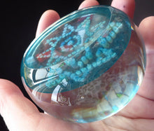 Load image into Gallery viewer, Vintage Scottish Glass Paperweight Lodestar 1980s
