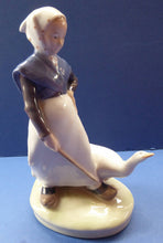 Load image into Gallery viewer, Royal Copenhagen Figurine. Vintage 1960s Issue. The Goose Girl
