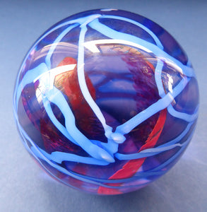 SCOTTISH Caithness Glass Paperweight: Vibrance by Alastair MacIntosh, 1989