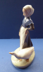 Royal Copenhagen Figurine. Vintage 1960s Issue. The Goose Girl – Iconic ...