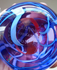 SCOTTISH Caithness Glass Paperweight: Vibrance by Alastair MacIntosh, 1989