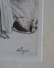 Load image into Gallery viewer, Alphonse Legros Etching Peasant Women from near Boulogne
